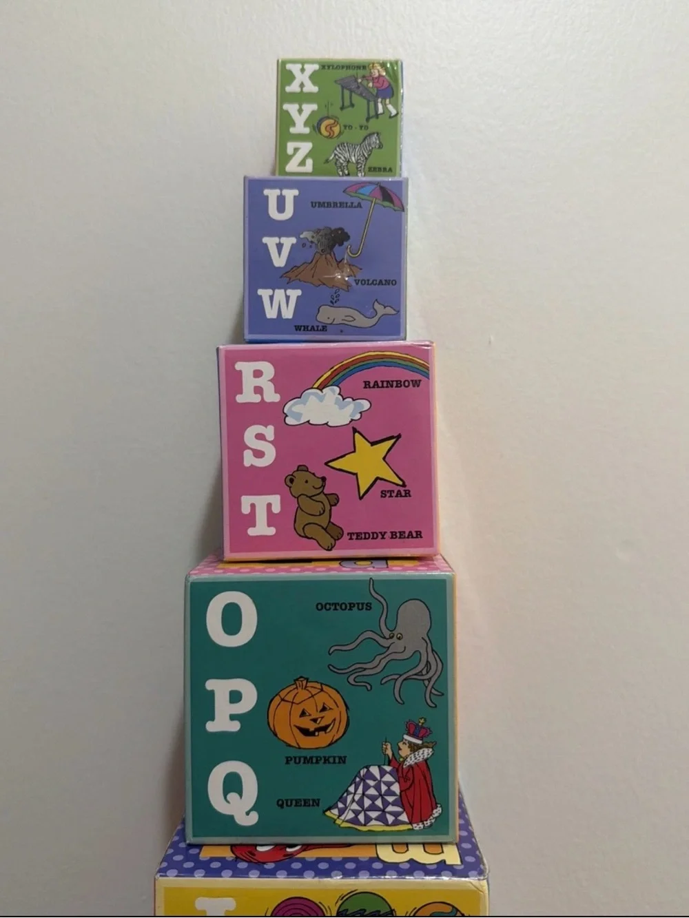 Vintage Clifford ABC blocks